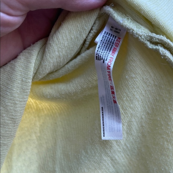 FP Movement by Free People Soft Yellow Cowl Neck Sweater - Picture 3 of 9